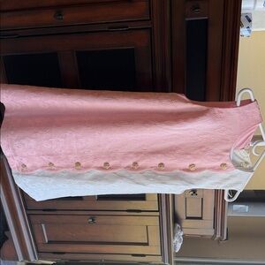 Entro Pink and White Sleeveless Dress